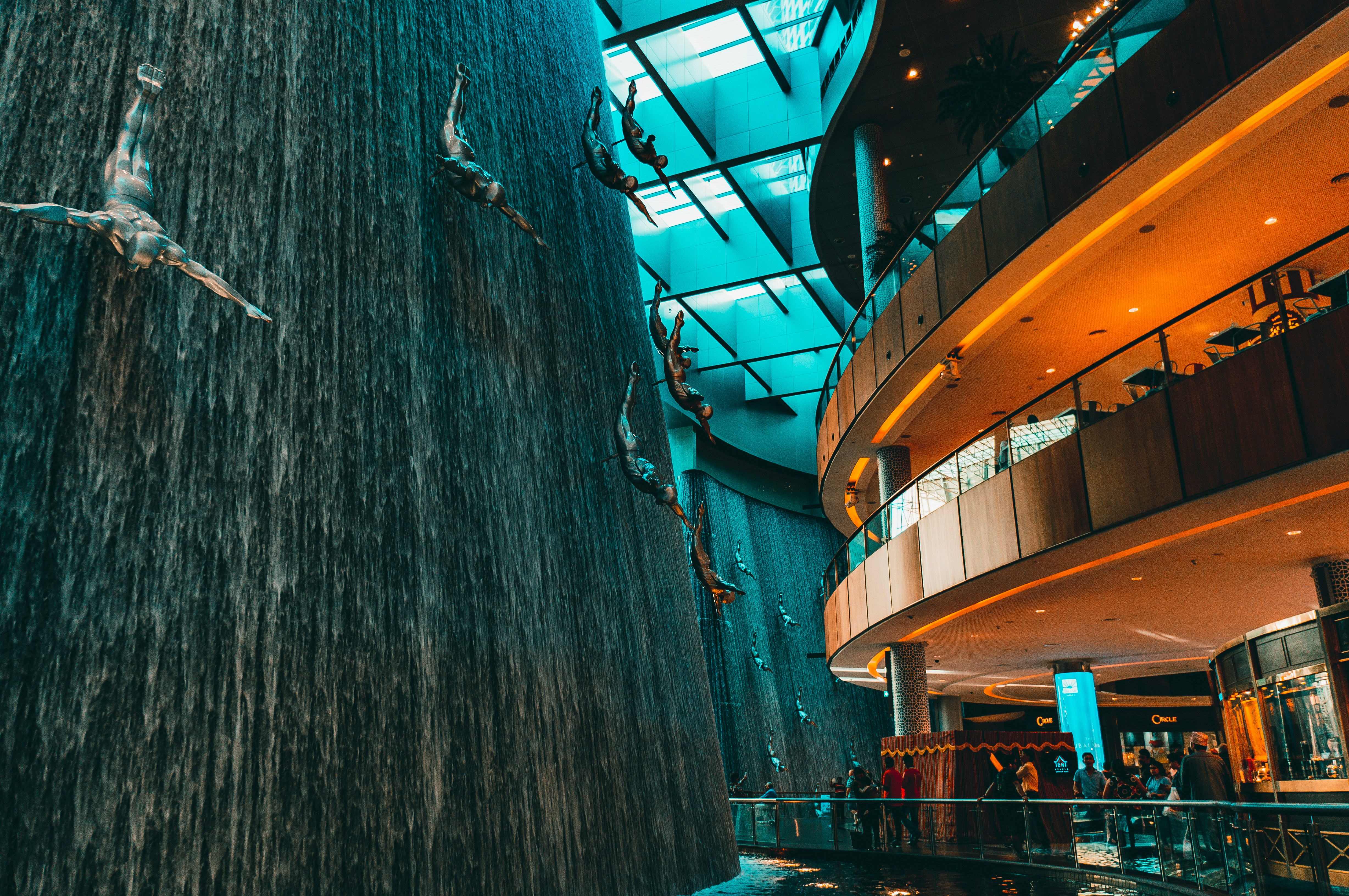 Waterfall dubai mall